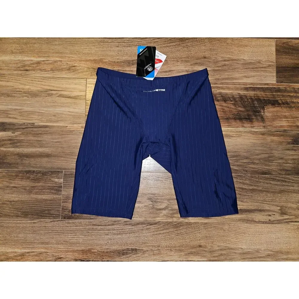 Men's Swimsuit Solid Swim Jammers Endurance Long Racing Training Swimsuit NWT